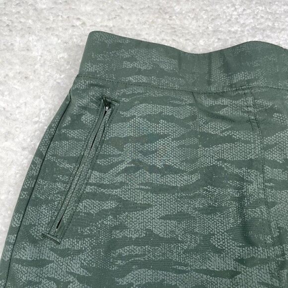 Orvis Green Camo Embossed Print Active Performance Skort Womens Small - Picture 4 of 9